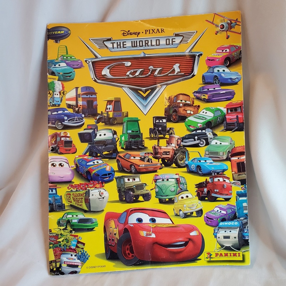 Panini DIsney/Pixar World of Cars Sticker Album 2010 - Used